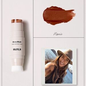 VIOLETTE_FR Marnie Cream Blush + Brush BISOU BLUSH NEW UNUSED BOXED